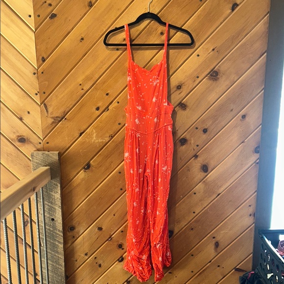Free People Sweet in the Streets Floral Overalls Jumpsuit - Picture 3 of 9